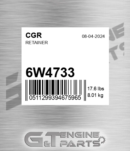 6W4733 CGR Retainer