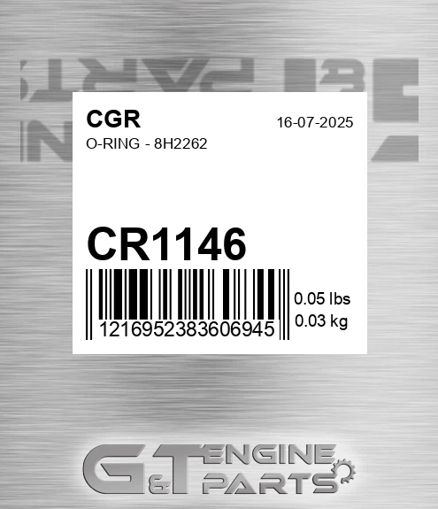 CR1146 CGR O-ring - 8h2262