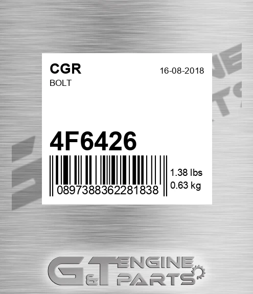 4F6426 Bolt
