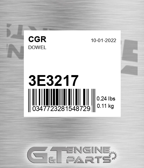 3E3217 Dowel