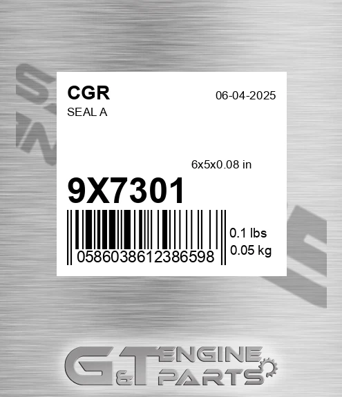 9X7301 Seal A