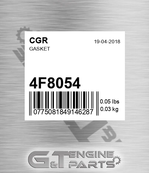 4F8054 CGR Gasket