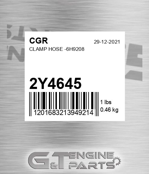 2Y4645 Clamp Hose -6h9208 for CGR