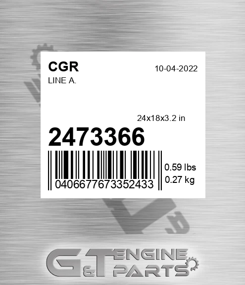 2473366 CGR Line A.