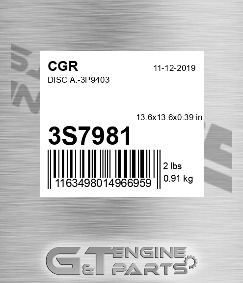 3S7981 Disc A.-3p9403