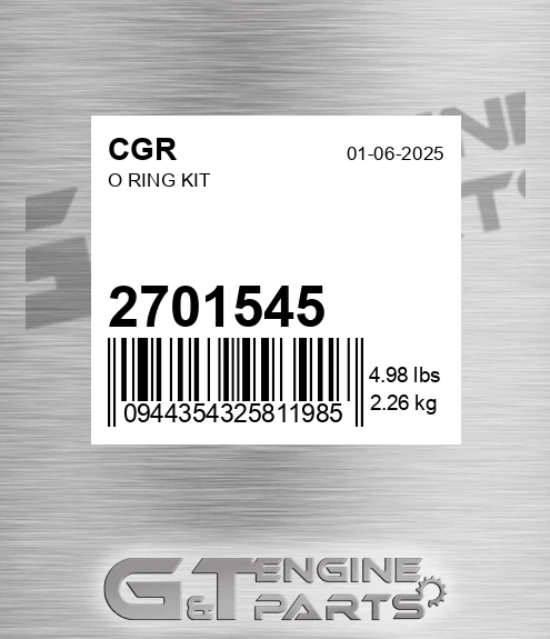 2701545 O Ring Kit