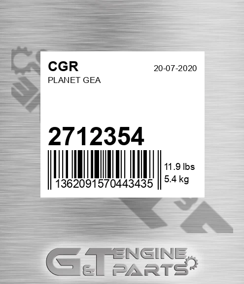 2712354 CGR Planet Gea