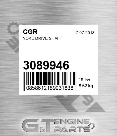 3089946 Yoke Drive Shaft