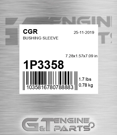 1P3358 CGR Bushing Sleeve