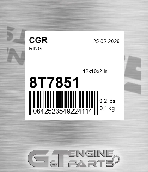 8T7851 CGR Ring