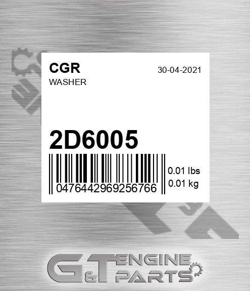 2D6005 Washer