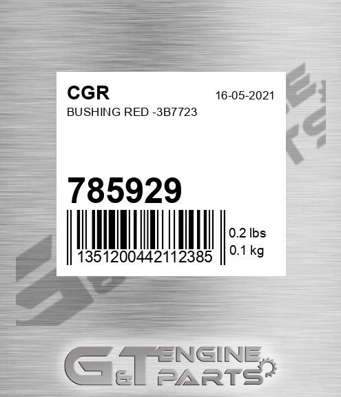 785929 Bushing Red -3b7723