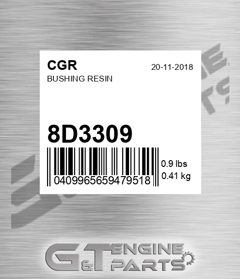 8D3309 Bushing Resin
