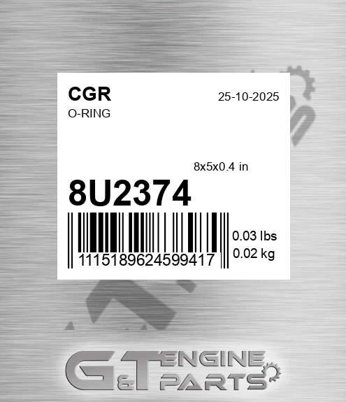 8U2374 O-ring