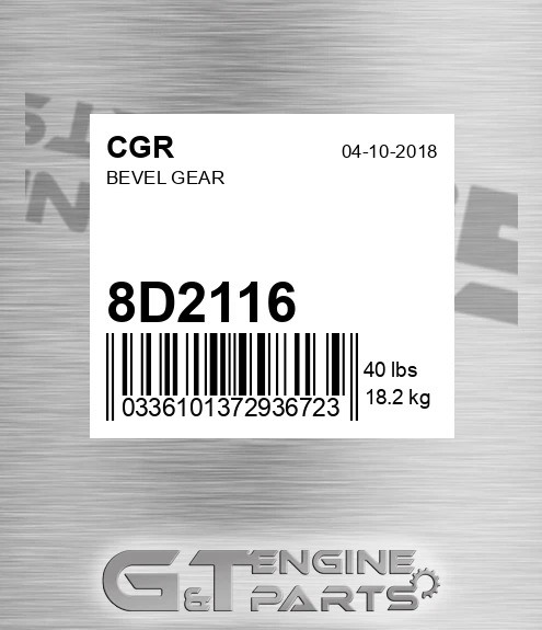 8D2116 CGR Bevel Gear