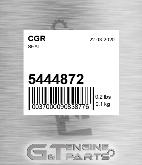 5444872 CGR Seal