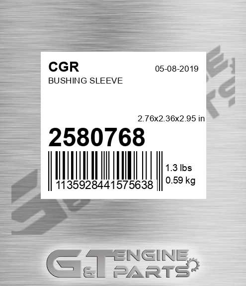 2580768 CGR Bushing Sleeve