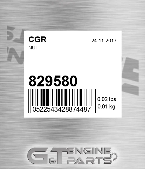 829580 CGR Nut