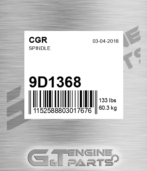 9D1368 Spindle