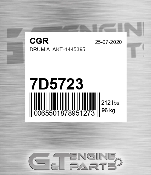 7D5723 CGR Drum A. Ake-1445395