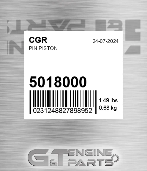 5018000 Pin Piston
