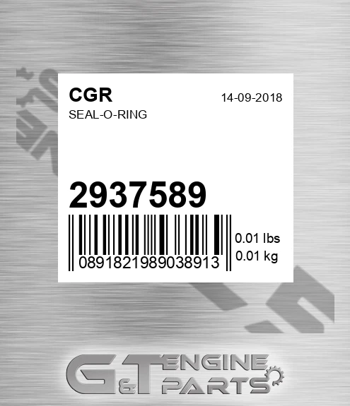 2937589 Seal-o-ring