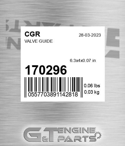 170296 Valve Guide