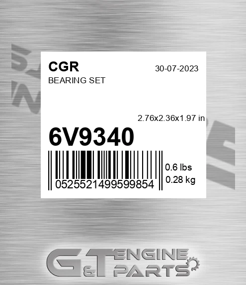 6V9340 Bearing Set