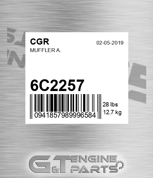6C2257 Muffler A.