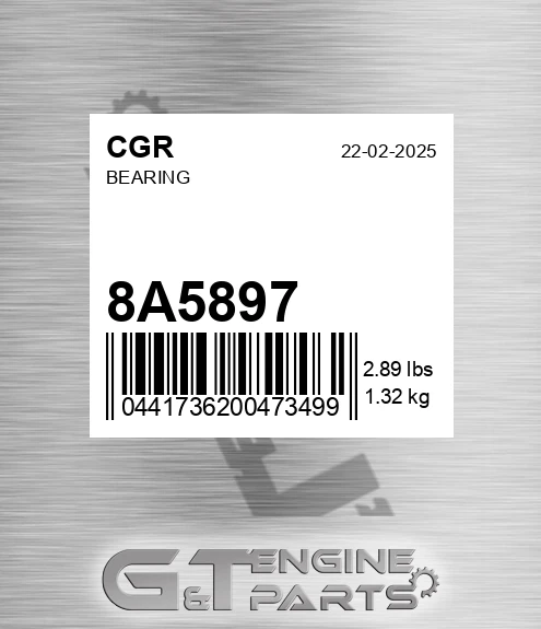 8A5897 Bearing