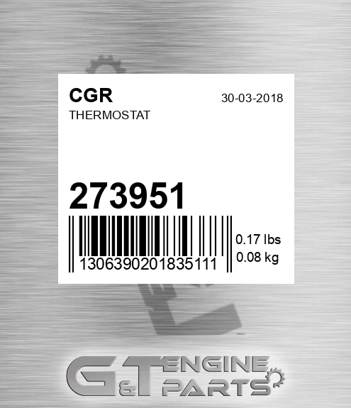 273951 CGR Thermostat