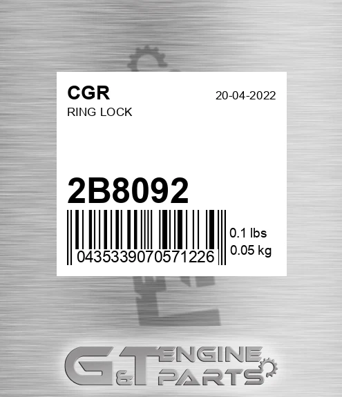 2B8092 CGR Ring Lock