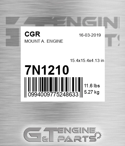 7N1210 Mount A. Engine