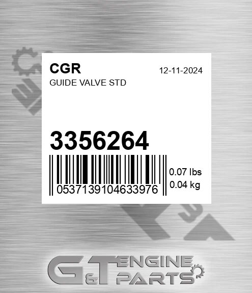 3356264 Guide Valve Std