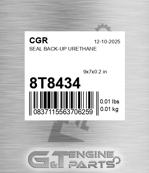 8T8434 Seal Back-up Urethane