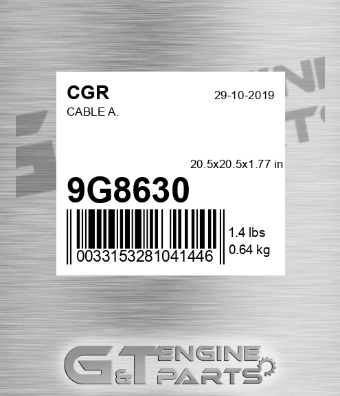 9G8630 CGR Cable A.