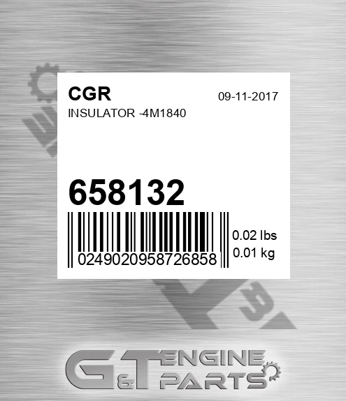 658132 Insulator -4m1840