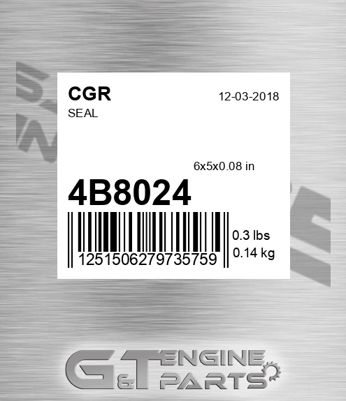 4B8024 CGR Seal