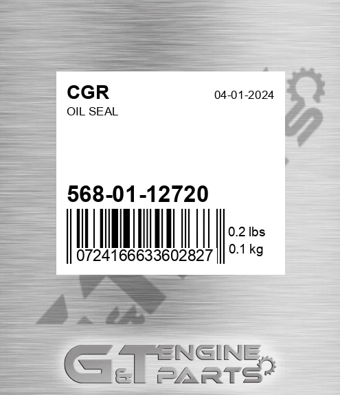 568-01-12720 Oil Seal