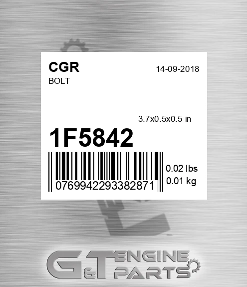 1F5842 Bolt