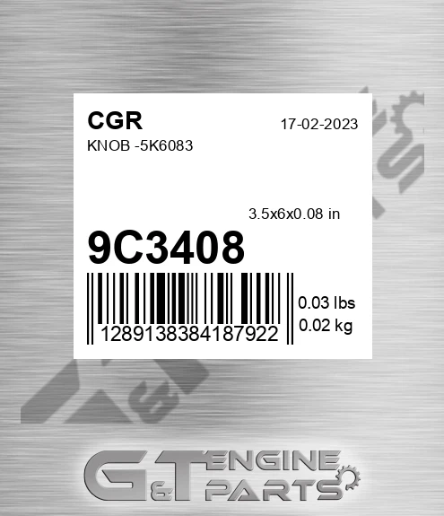 9C3408 Knob -5k6083