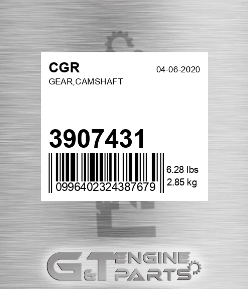 3907431 Gear,camshaft