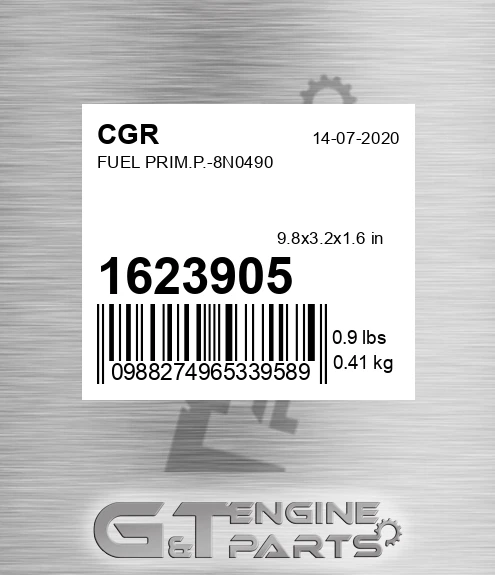 1623905 Fuel Prim.p.-8n0490