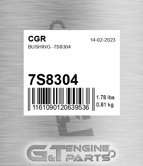 7S8304 Bushing -