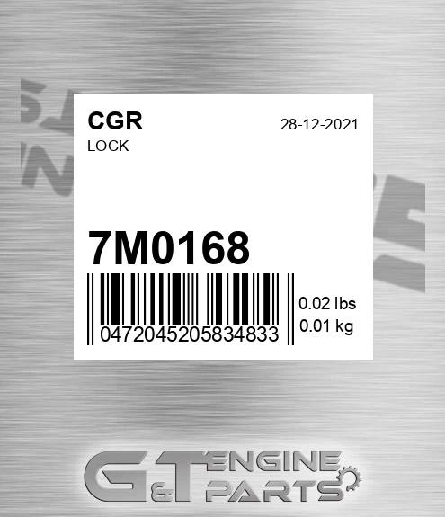 7M0168 Lock