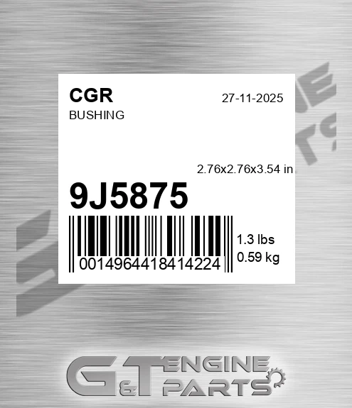 9J5875 CGR Bushing