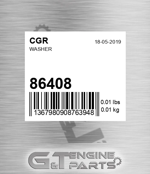 86408 Washer