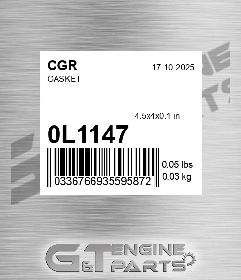 0L1147 Gasket