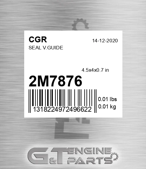 2M7876 CGR Seal V.guide