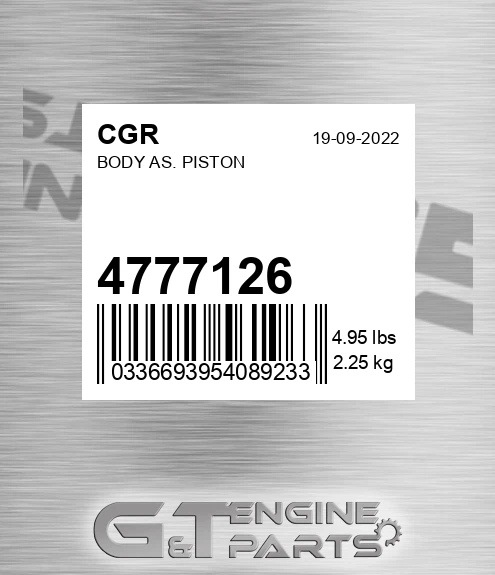 4777126 Body As. Piston